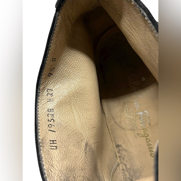 Salvatore Ferragamo Suede Lace-Up Boots Size:9.5 D - Picture 7 of 7